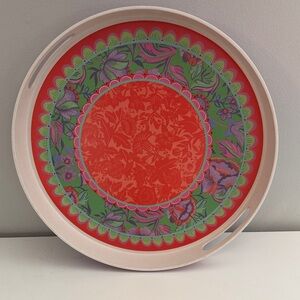 Floral Patterned Serving Tray